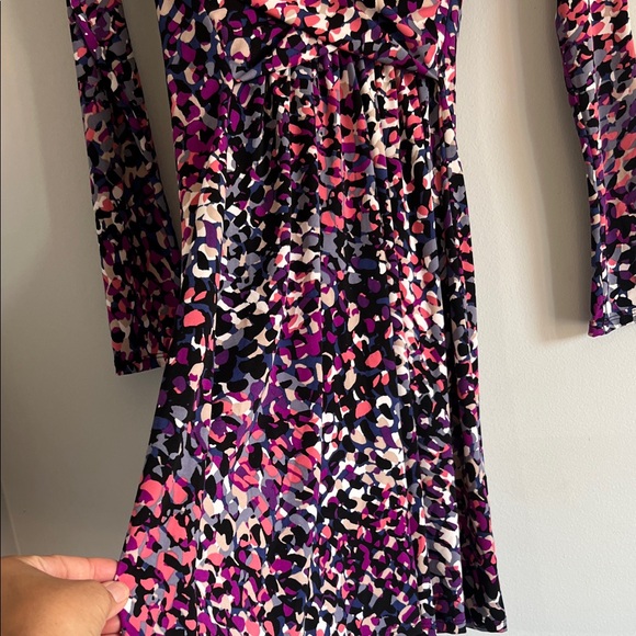 Chic Long Sleeve Multicolor Dress - Picture 6 of 6